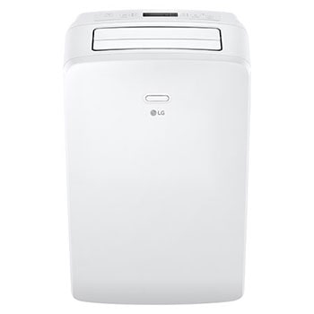 Front view of the LG 12000 BTU Portable Air Conditioner