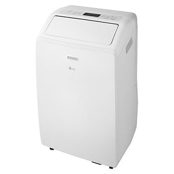 Right oblique view of the LG Portable Air Conditioner