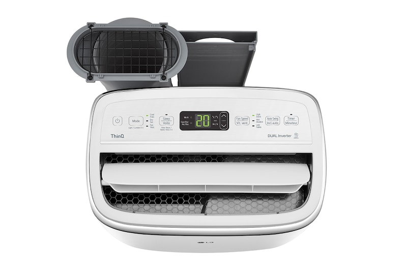 LG 10,000 BTU SACC DUAL Inverter Smart Wi-Fi Portable Air Conditioner, LP1419IVSM