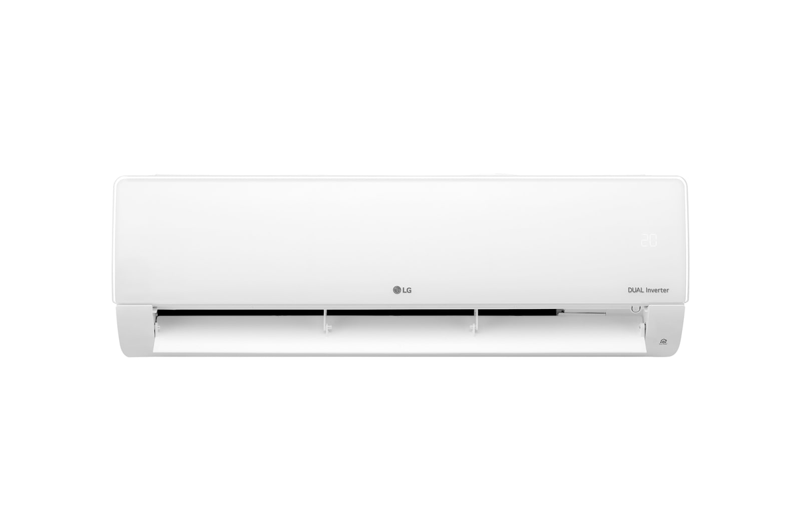 Front view with door open