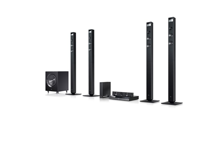 LG Cinema 3D Home Theatre System | 1080W (9.1 ch) | 2 Towers 2 Large Satellites, BH9520TW