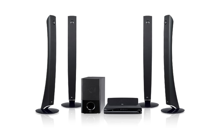 LG 1000W Audio Output , 4 Tower Speakers, HDMI in/out, iPod Direct Dock, USB 2.0, HT904TA