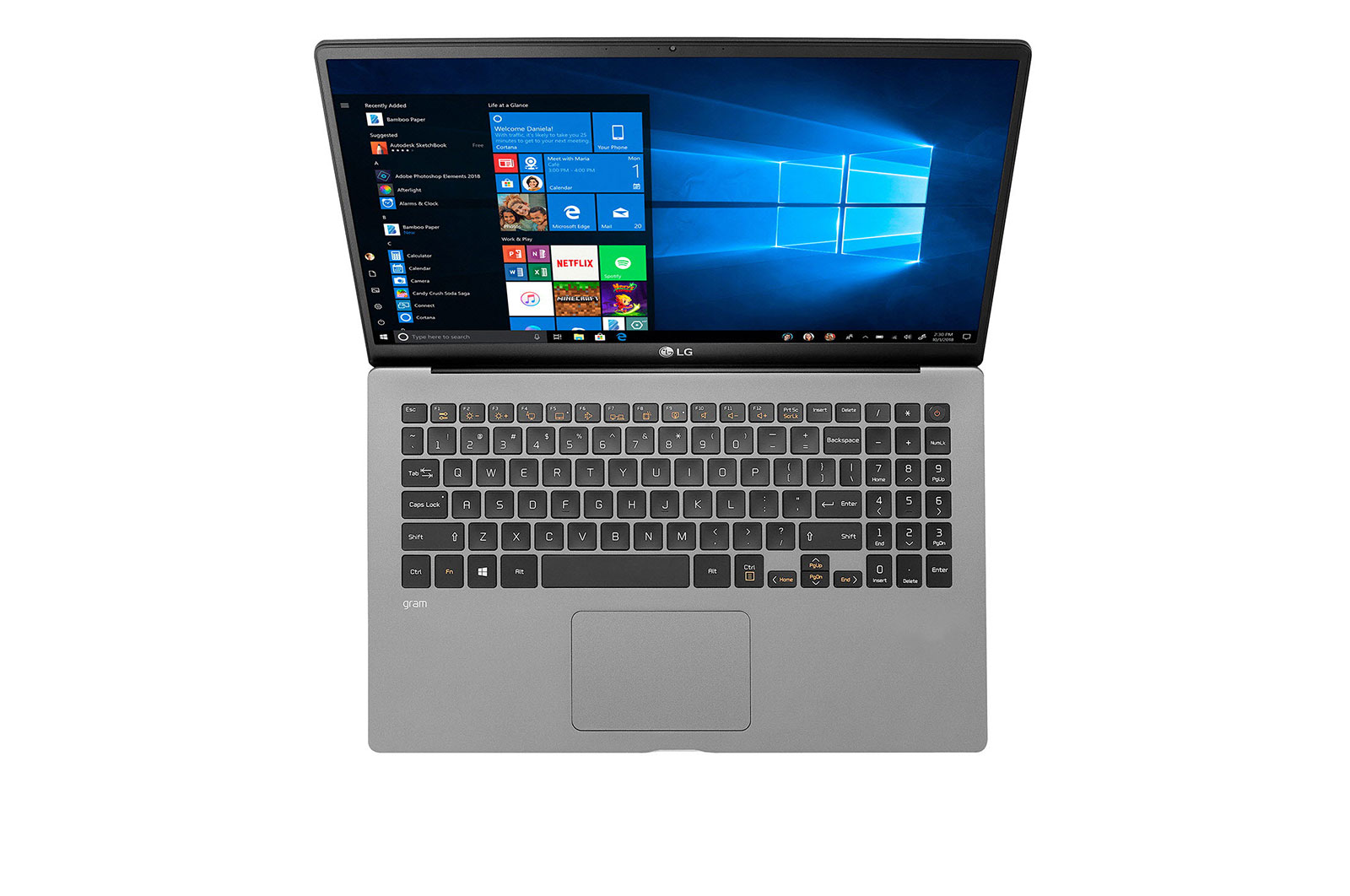 LG gram 15” Ultra-Light Touchscreen Laptop with Intel® Core™ i5 Intel® Iris® Plus Graphics in Dark Silver, 15Z90N-H.AR52A8