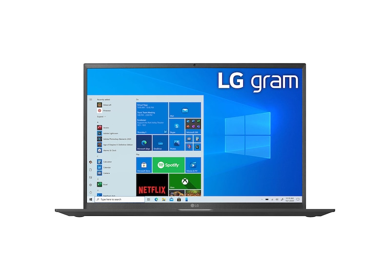 LG gram 17” Ultra-Lightweight Laptop with 16:10 IPS Display, 11th Gen Intel Core i5 Processor and Intel® Evo™ platform, 17Z90P-K.AA55A8