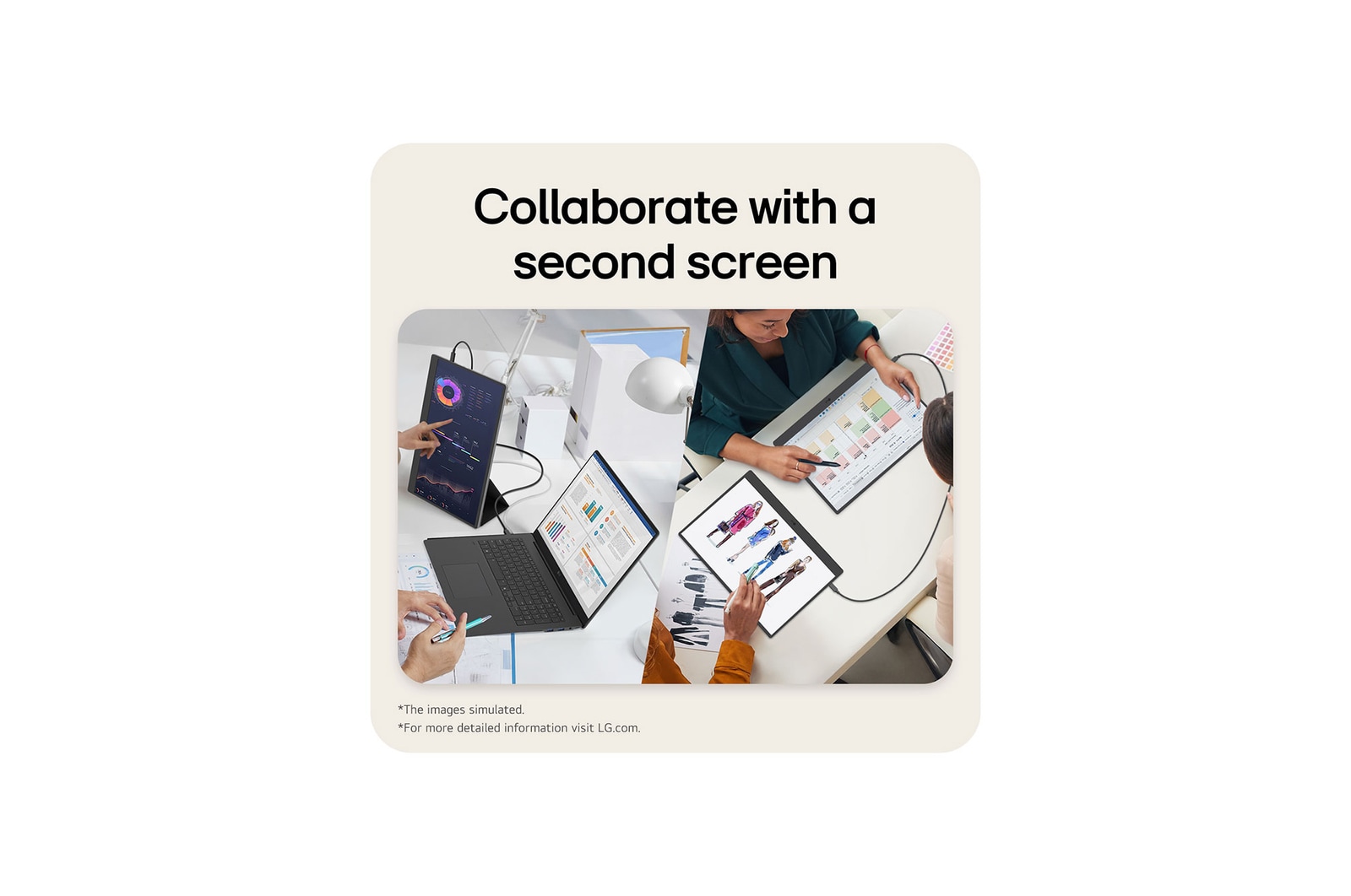 Collaborate with a second screen