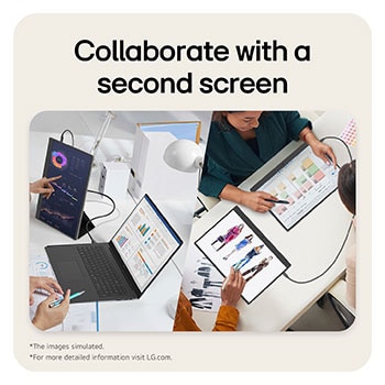 Collaborate with a second screen