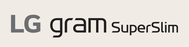 LG gram SuperSlim logo.