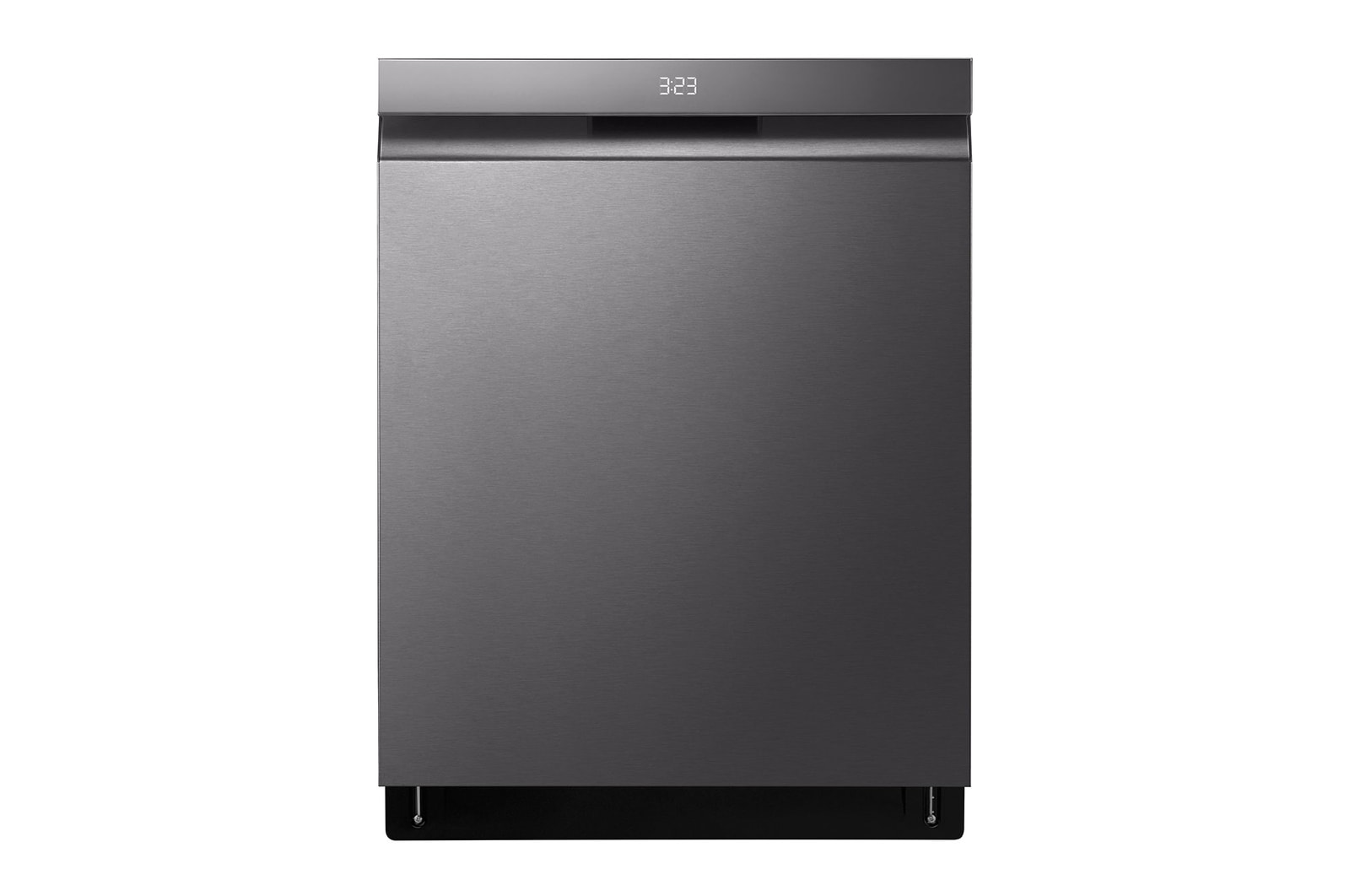 Front view of 24" QuadWash® Pro & Dynamic Heat Dry™ 46 dB, Top Control, Black Stainless, LG Dishwasher - LDPH5554D | LG Canada