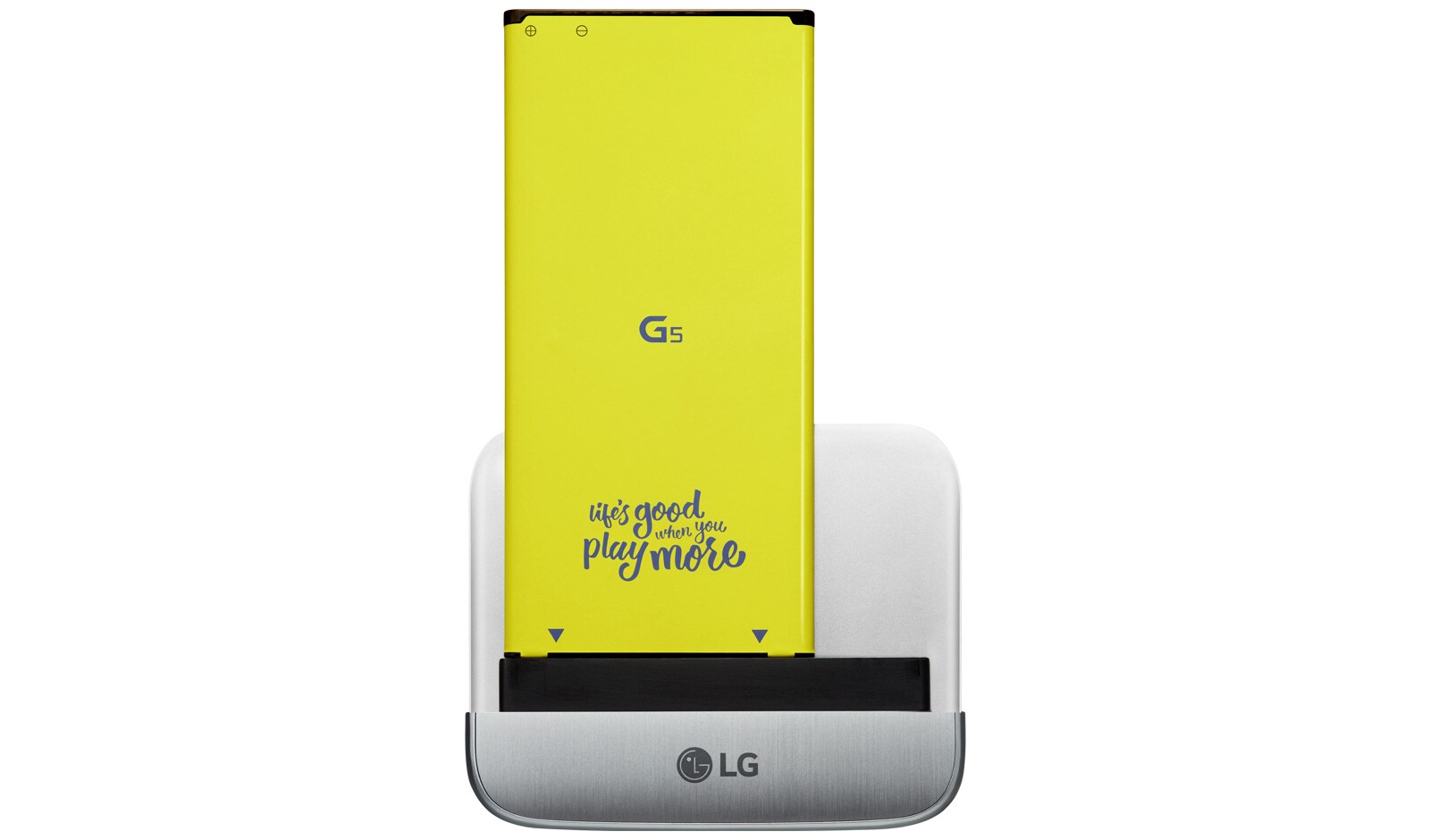 LG The LG CAM Plus gives the LG G5 the feel and function of a real camera with a comfortable grip, CBG-720