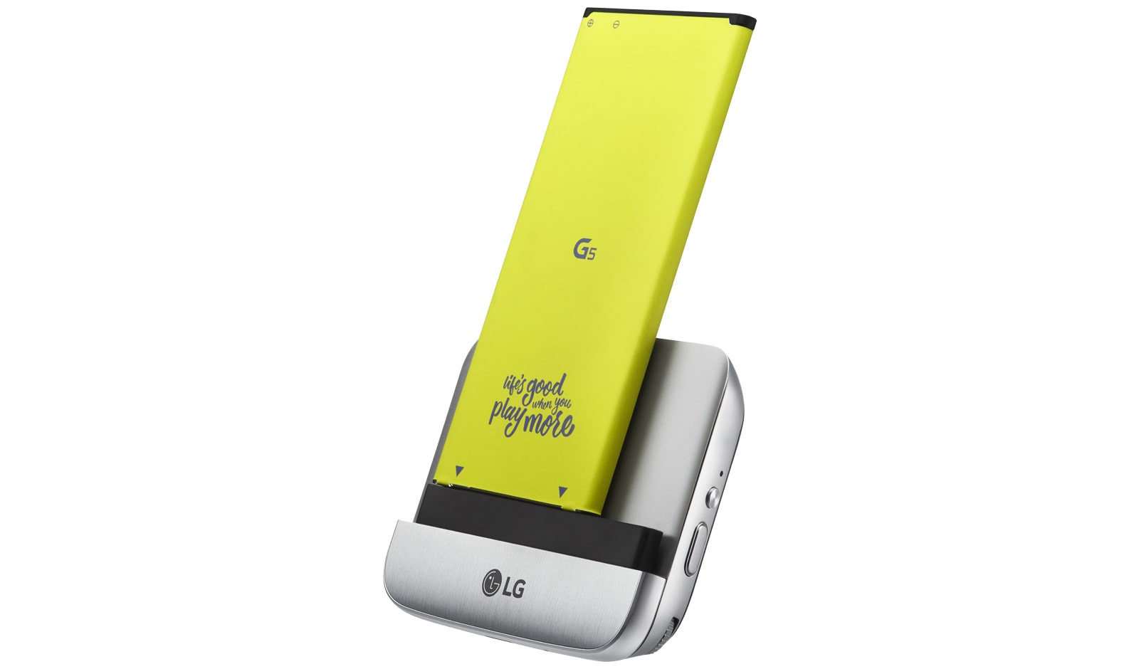 LG The LG CAM Plus gives the LG G5 the feel and function of a real camera with a comfortable grip, CBG-720