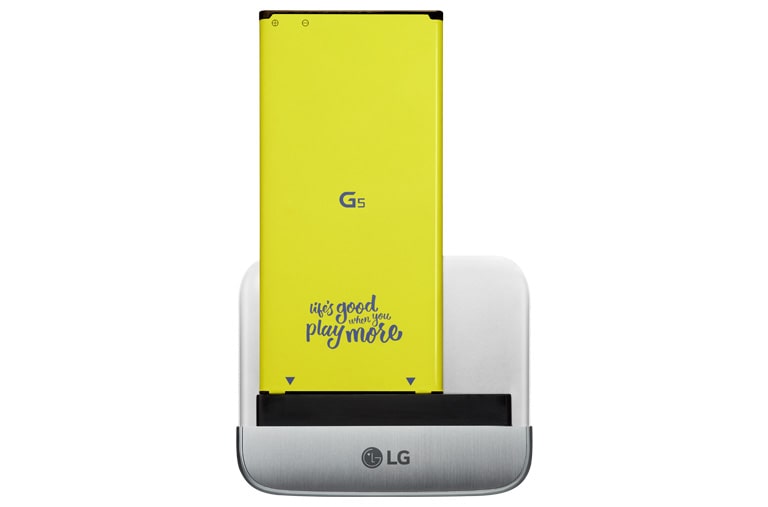 LG The LG CAM Plus gives the LG G5 the feel and function of a real camera with a comfortable grip, CBG-720