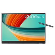 LG gram 16'' 2-in-1 16:10 WQXGA IPS Touch Display Ultra-Lightweight Laptop Intel® 13th Gen Core® i7 Evo™ Platform, Windows 11 Home, 16GB RAM, 512GB SSD, Black, 16T90R-K.AA75A9