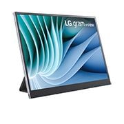 LG gram +view 16 Inch WQXGA (2560x1600) Portable Monitor with USB Type C™, 16MR70.ASDA8