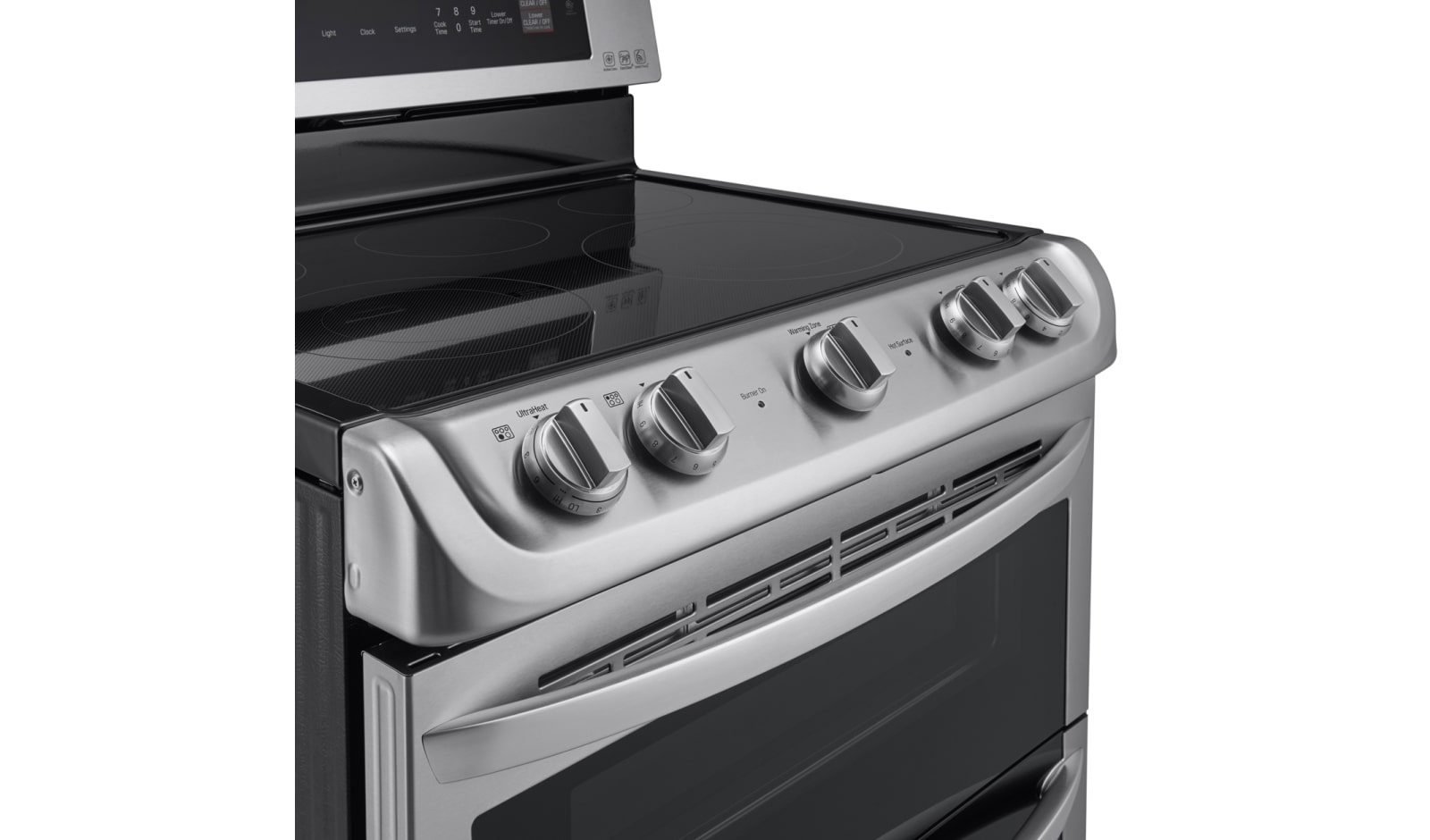LG 7.3 cu. ft. Electric True Double Oven Range with ProBake™ Convection and EasyClean®, LDE4413ST