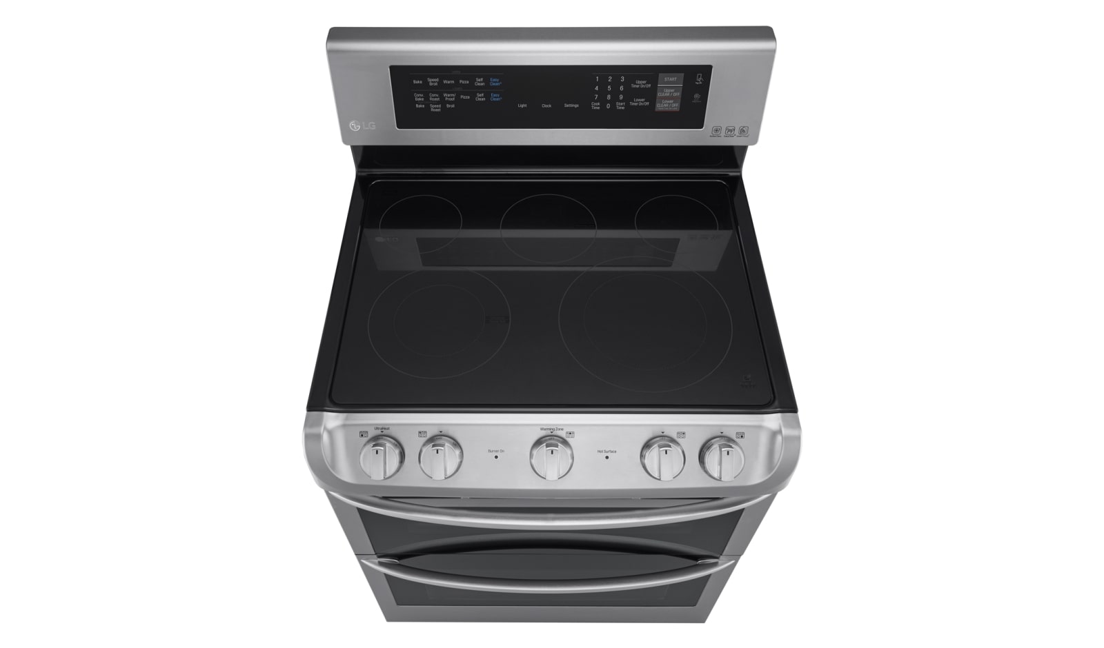 LG 7.3 cu. ft. Electric True Double Oven Range with ProBake™ Convection and EasyClean®, LDE4413ST