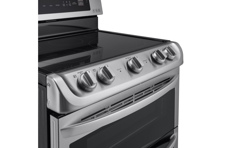 LG 7.3 cu. ft. Electric True Double Oven Range with ProBake™ Convection and EasyClean®, LDE4413ST