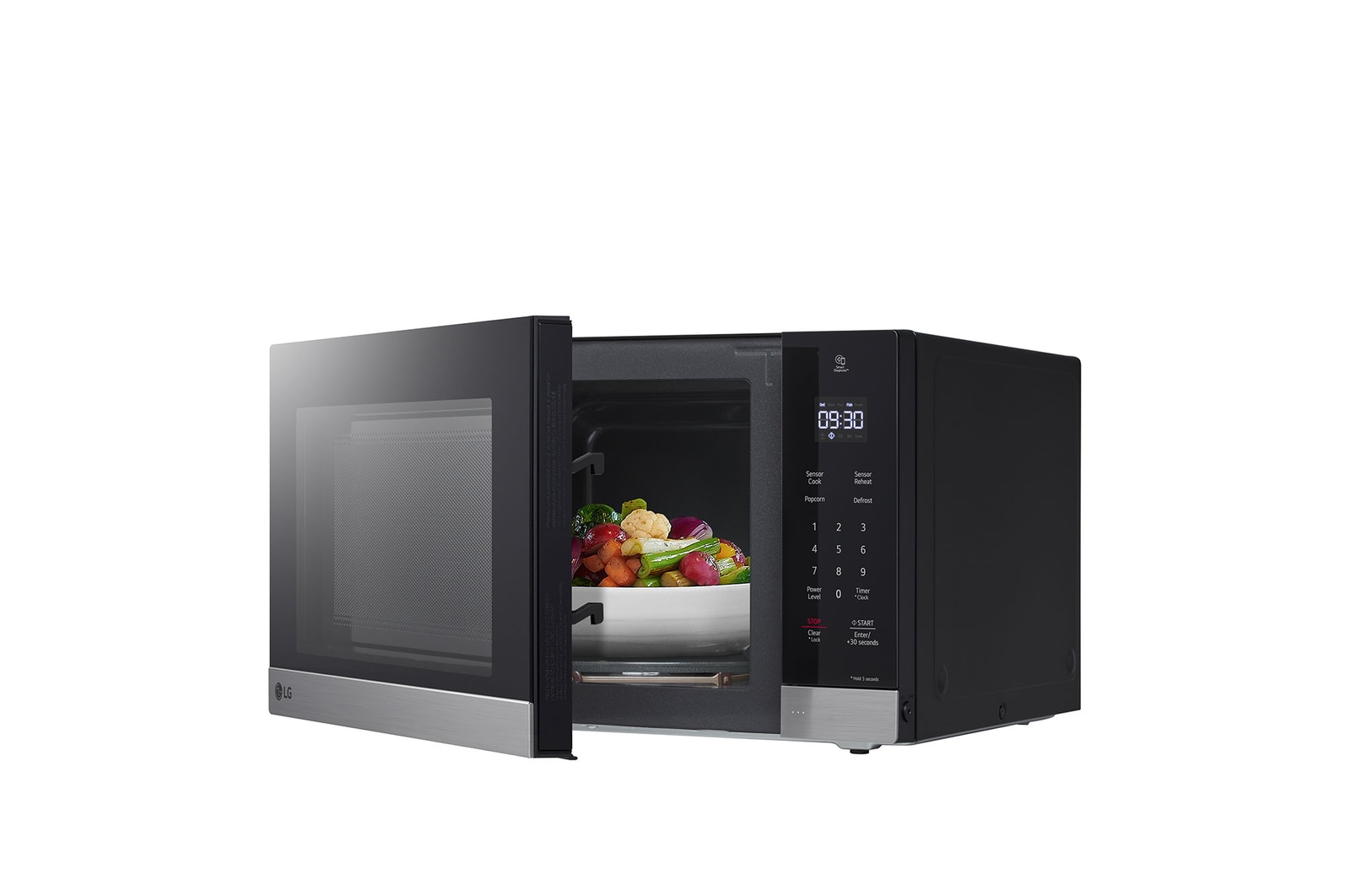 Front door open with filled view