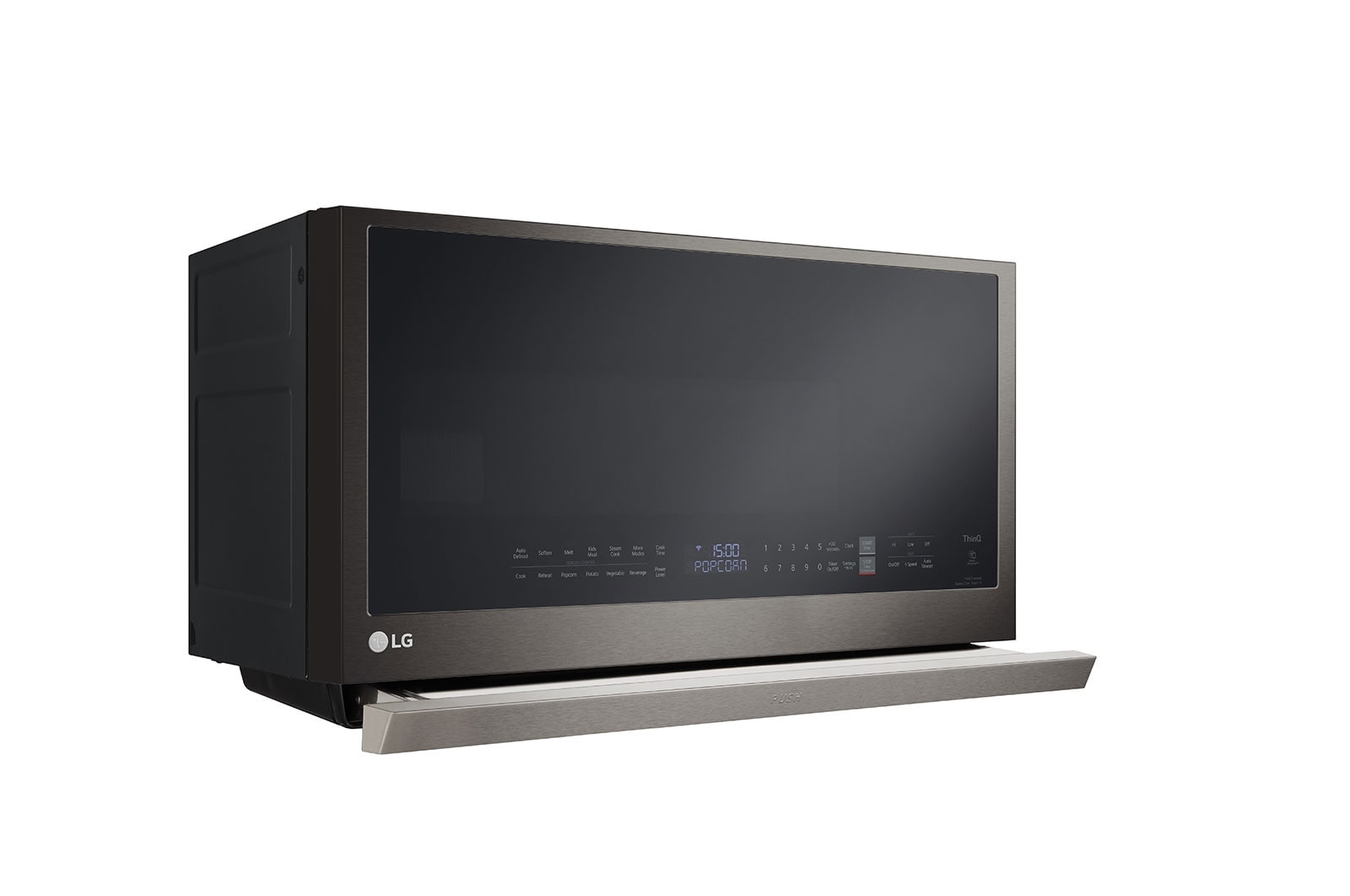 LG 2.1 cu. ft. Smart Wi-Fi Enabled Over-the-Range Microwave Oven with ExtendaVent® 2.0 & EasyClean®, MVEL2137D