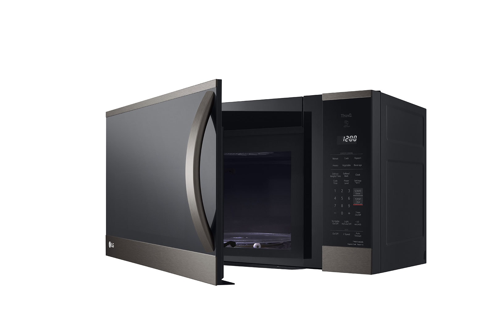 LG 1.8 cu. ft. Smart Wi-Fi Enabled Over-the-Range Microwave Oven , MVEM1825D