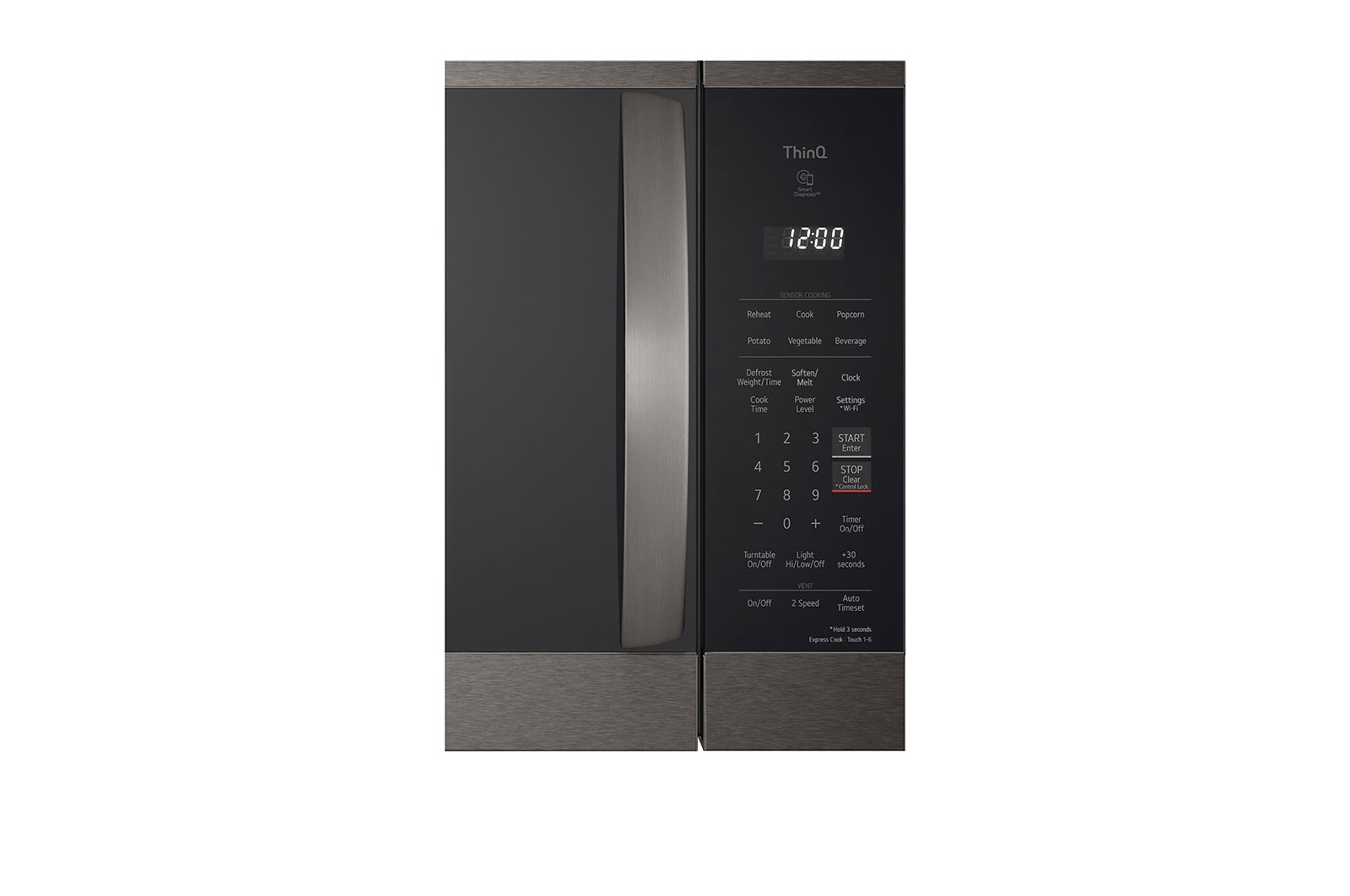 LG 1.8 cu. ft. Smart Wi-Fi Enabled Over-the-Range Microwave Oven , MVEM1825D