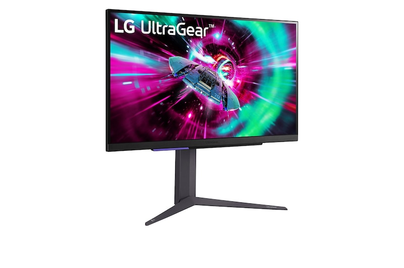 LG 27” UltraGear™ UHD Gaming Monitor with 1ms Response Time 144Hz Refresh Rate, 27GR93U-B
