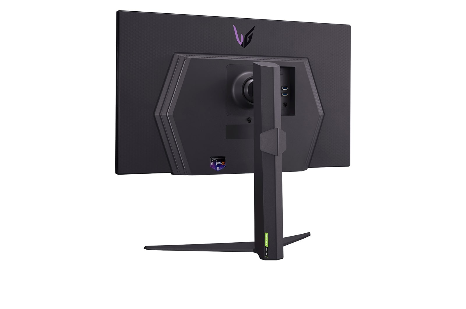 LG 27” UltraGear™ UHD Gaming Monitor with 1ms Response Time 144Hz Refresh Rate, 27GR93U-B