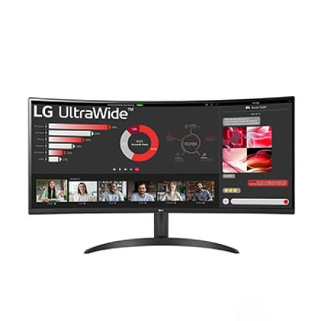 34'' 21:9 Curved UltraWide™ QHD (3440x1440) Monitor with FreeSync