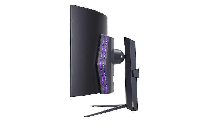 LG 45'' UltraGear™ OLED Curved Gaming Monitor WQHD with 240Hz Refresh Rate 0.03ms (GtG) Response Time, 45GR95QE-B