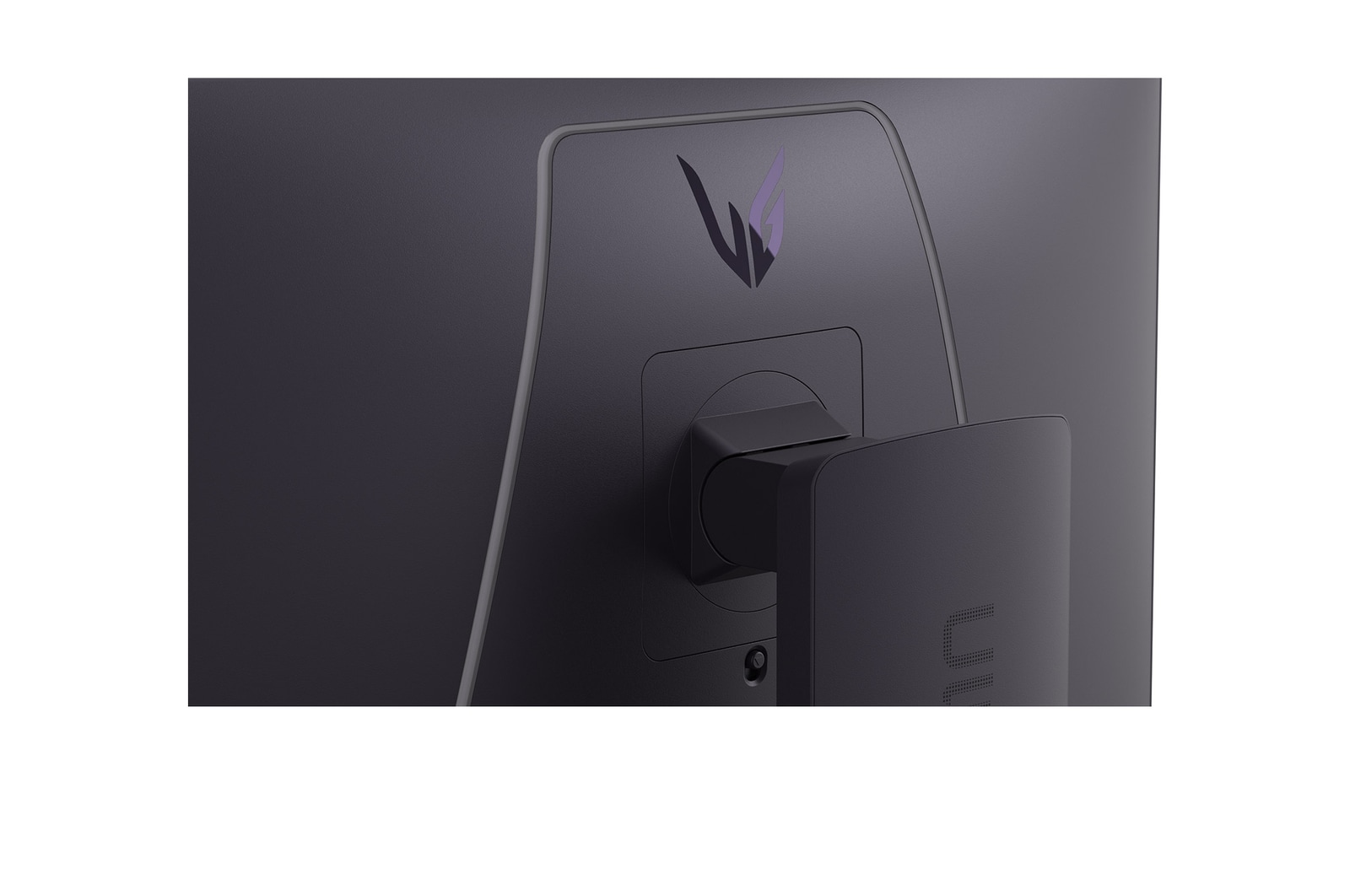 rear close-up of monitor