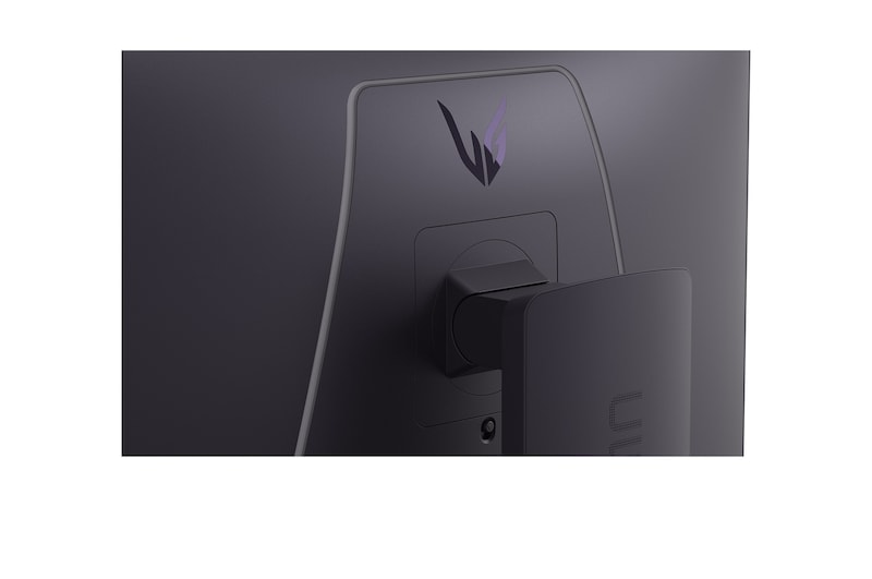 rear close-up of monitor