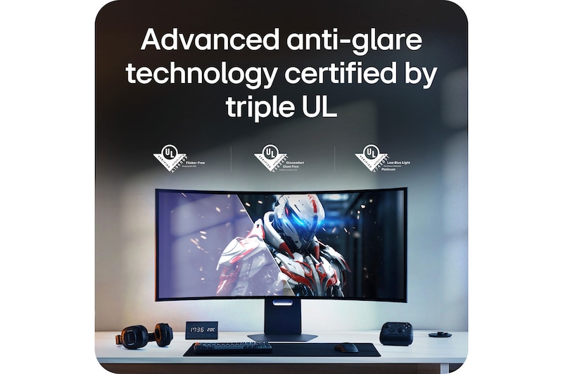 Anti-glare technology certified by triple UL