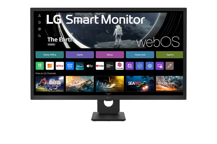 front view with remote control