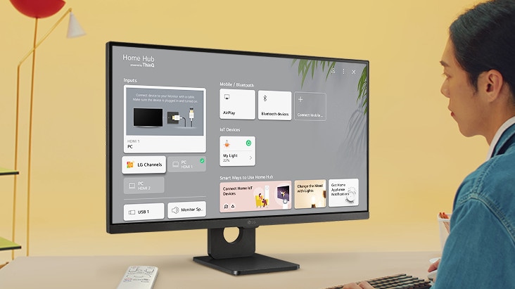 ThinQ Home Dashboard.