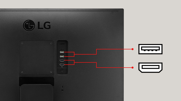 LG MyView Smart Monitor offers two USB and two HDMI ports.