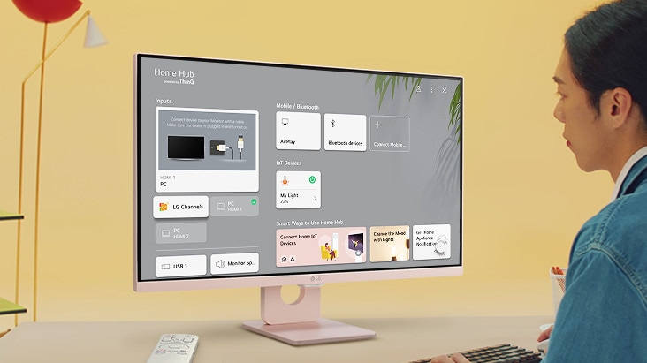 ThinQ Home Dashboard.