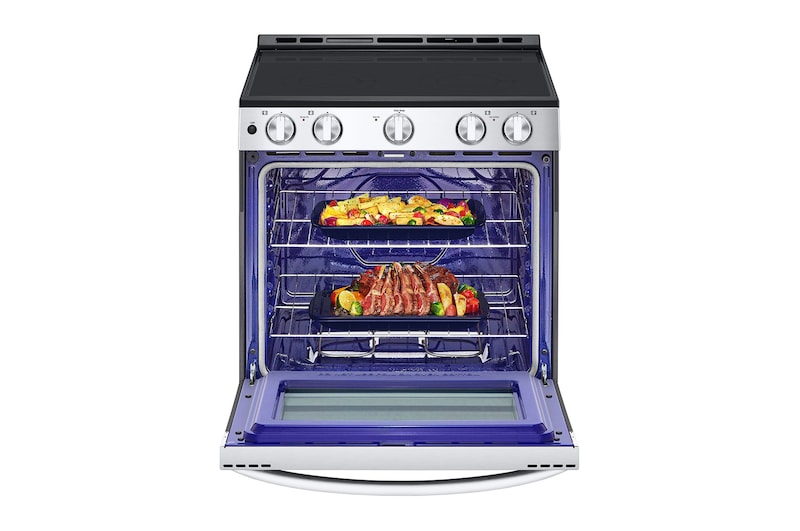 Front open with filled view