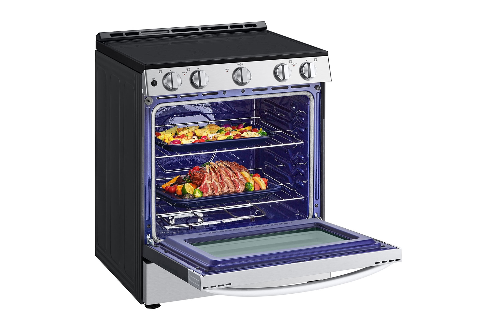 Left side open food view