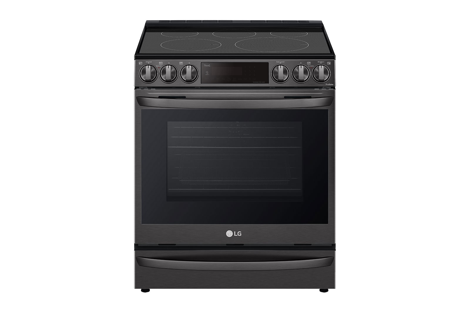 LG 6.3 cu ft. Smart Wi-Fi Enabled ProBake Convection® InstaView™ Electric Slide-in Range with Air Sous Vide and AirFry, LSEL6337D