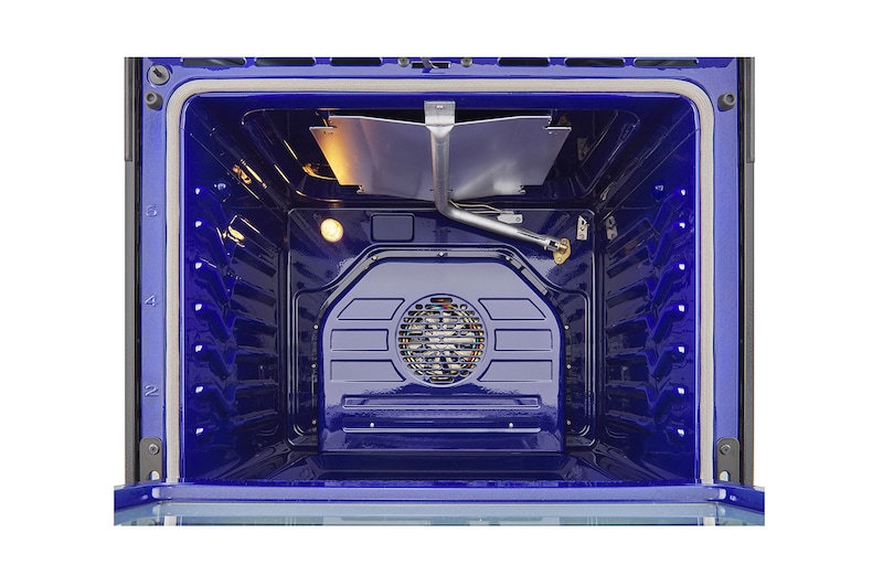 LG 30" Gas 6.3 cu ft. Range | Probake Convection, Air Fry, InstaView®, SelfClean, EasyClean®& Smart, Black Stainless, Slide-in, LSGL6335D