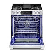 LG STUDIO 30" Gas 6.3 cu ft. Range | Probake Convection, Air Sous-Vide, Air Fry, SelfClean, EasyClean®& Smart, Stainless, Slide-in, LSGS6338F