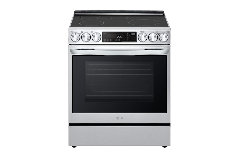 LG 30" Induction 6.3 cu ft. Range | Probake Convection, Air Sous-Vide, Air Fry, InstaView®, SelfClean, EasyClean®& Smart, Stainless, Slide-in, LSIL6336F