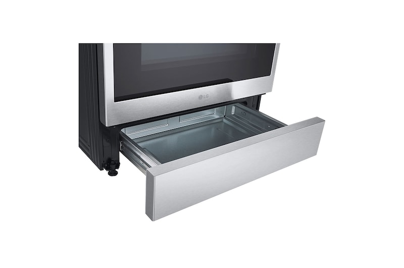 LG 30" Induction 6.3 cu ft. Range | Probake Convection, Air Sous-Vide, Air Fry, InstaView®, SelfClean, EasyClean®& Smart, Stainless, Slide-in, LSIL6336F