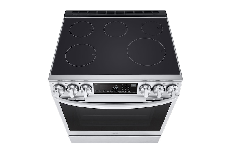 LG 30" Induction 6.3 cu ft. Range | Probake Convection, Air Sous-Vide, Air Fry, InstaView®, SelfClean, EasyClean®& Smart, Stainless, Slide-in, LSIL6336F
