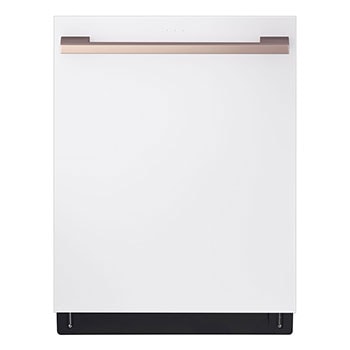 Front view of dishwasher