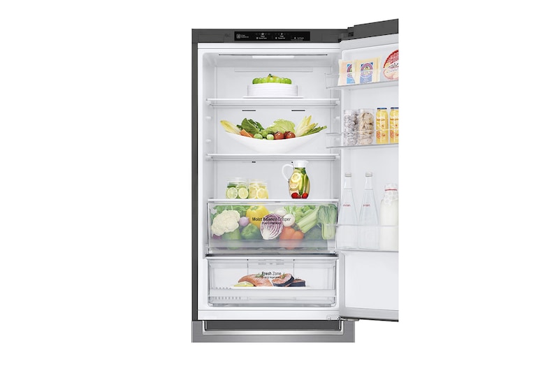 LG 24" 12 cu.ft. Counter-Depth Bottom Freezer Refrigerator, LBNC12231V