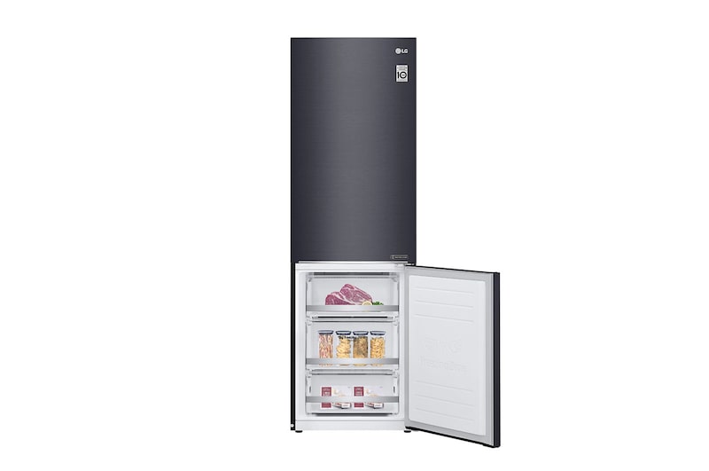 LG 24" Counter Depth Bottom Freezer Refrigerator with DoorCooling<sup>+</sup> and Wine Rack, 12 cu. ft., LBNC12241P