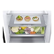 LG 24" Counter Depth Bottom Freezer Refrigerator with DoorCooling<sup>+</sup> and Wine Rack, 12 cu. ft., LBNC12241P