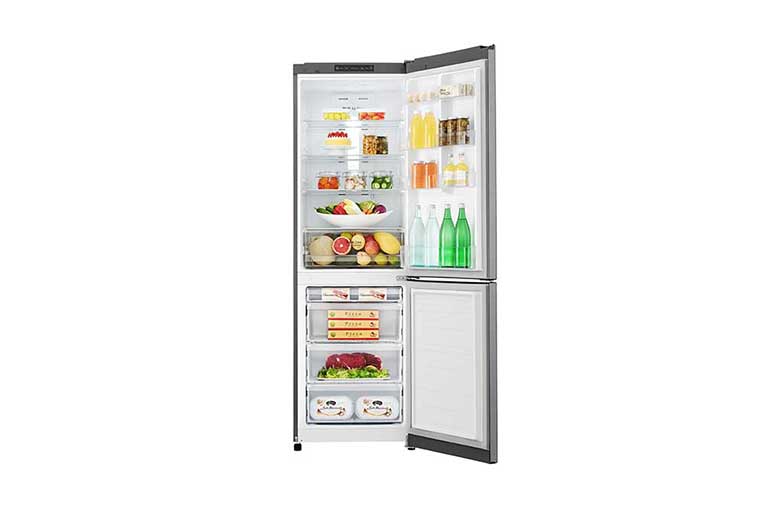 LG 24" Counter Depth Bottom Freezer Refrigerator with Smart Inverter, 12 cu. ft., LBNC12551V