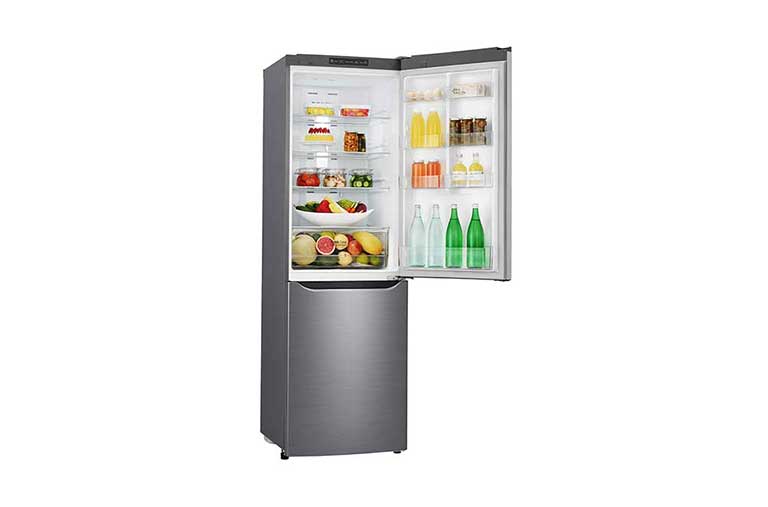 LG 24" Counter Depth Bottom Freezer Refrigerator with Smart Inverter, 12 cu. ft., LBNC12551V