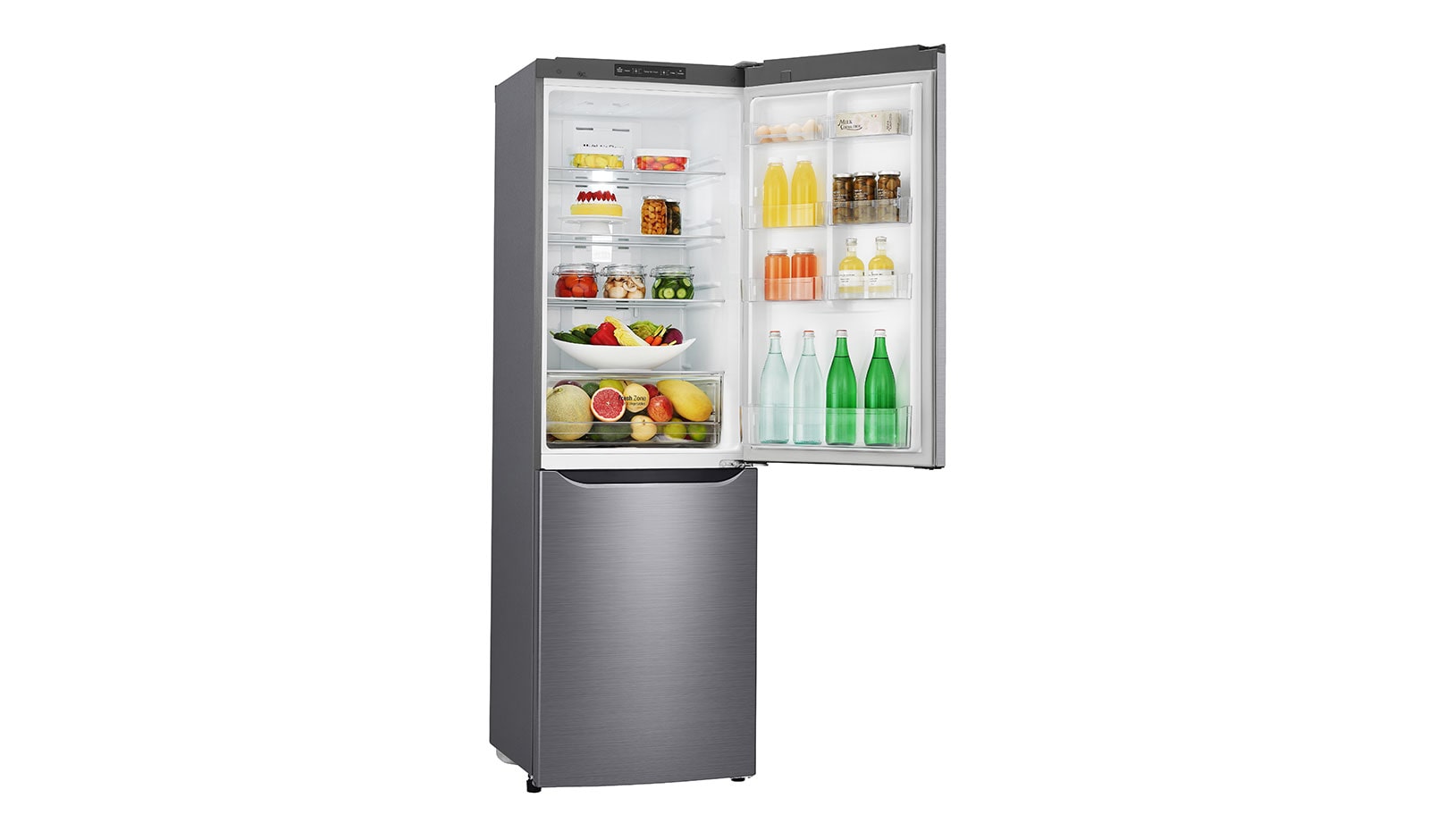 LG 24" Counter Depth Bottom Freezer Refrigerator with Smart Inverter, 12 cu. ft., LBNC12551V